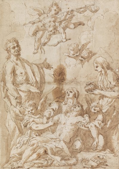 Lamentation over Christ by Francesco Saverio Mergolo